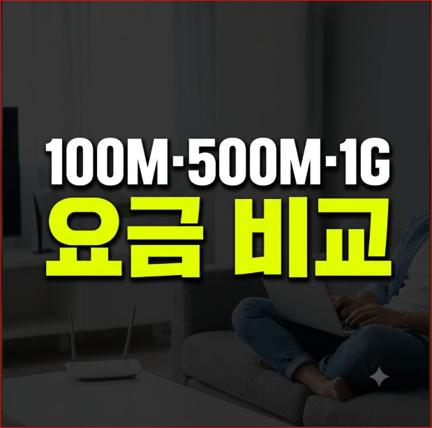 KT 인터넷 요금제 종류 및 속도별