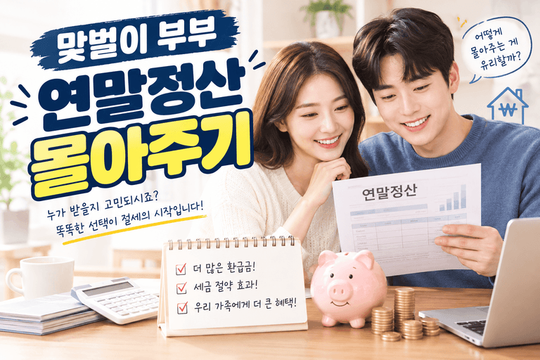 2026 맞벌이 부부 연말정산 몰아주기 절세 공식