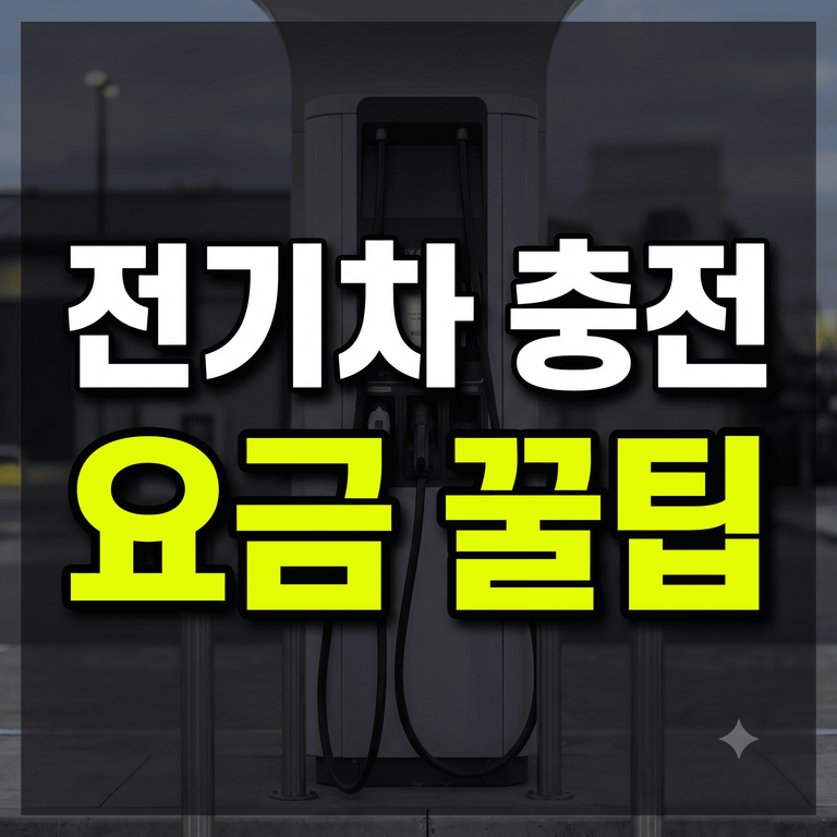 전기차 충전요금 경부하 시간 할인 및 전용 신용카드 추천 비교