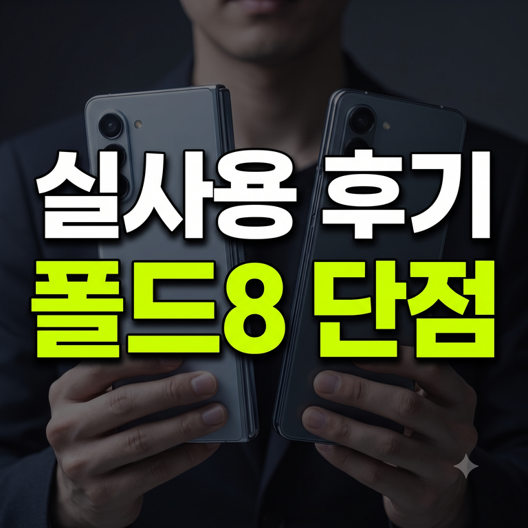 갤럭시 Z폴드8 단점 분석·Z폴드7 비교 개선점·자급제 vs 통신사 구매 가이드 총정리
